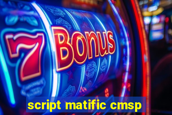 script matific cmsp